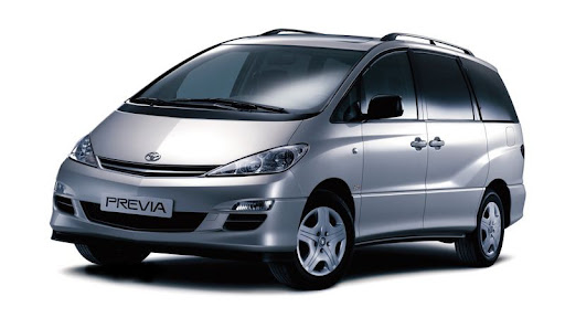 Toyota Previa MPV 2006 lyžiny